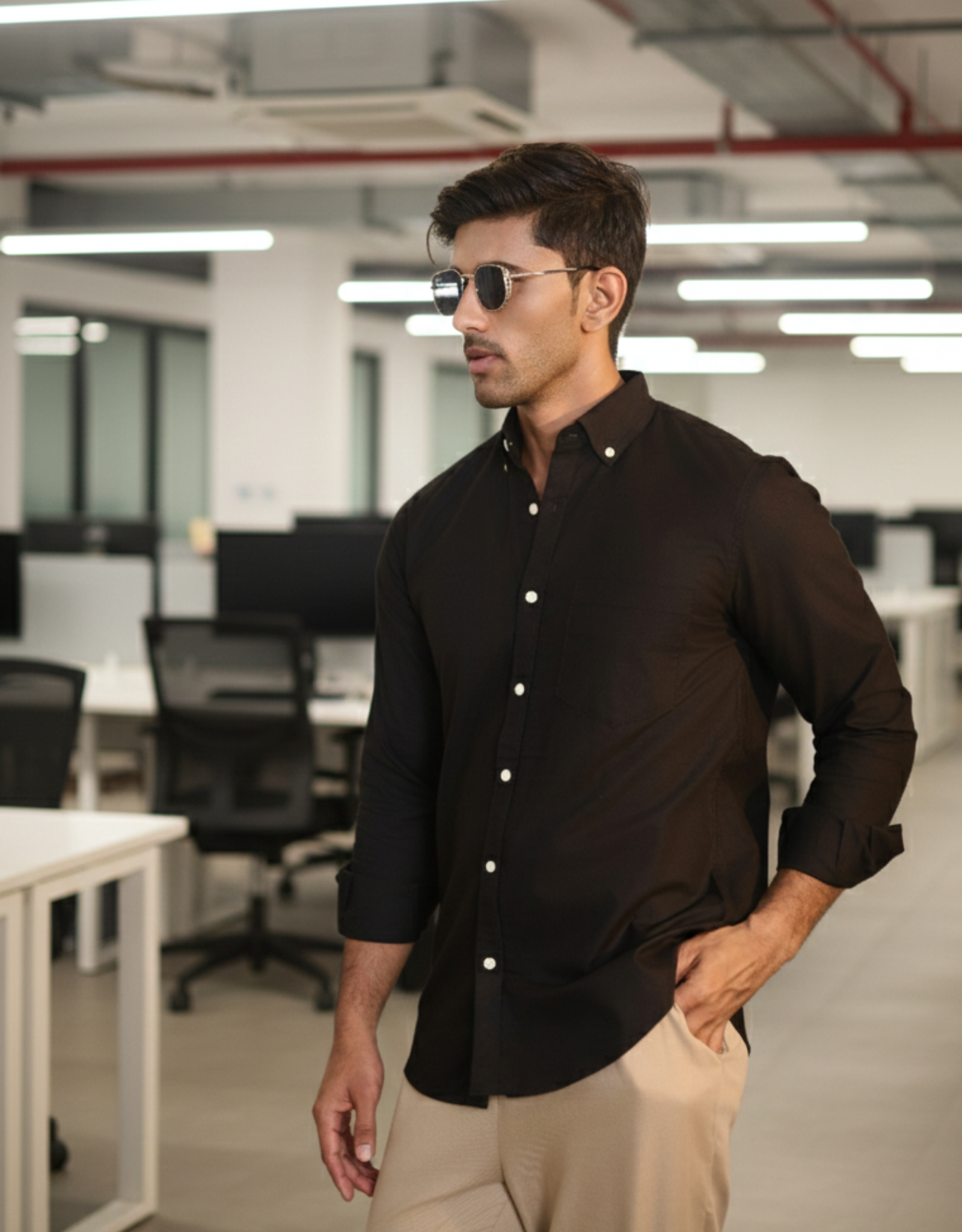 solid oxford black small